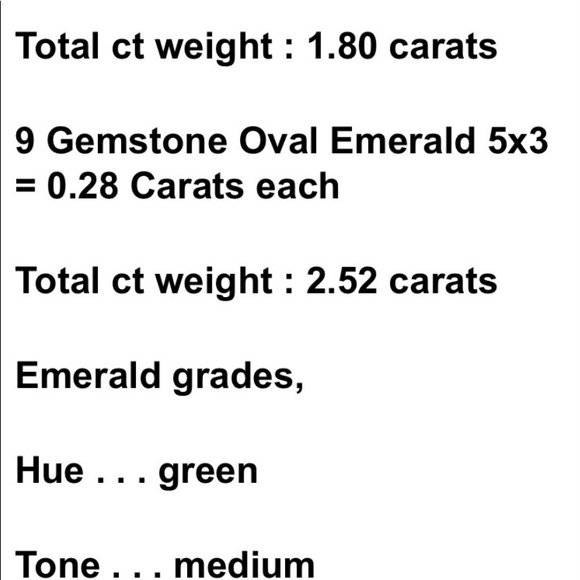 ❌❌❌SOLD❌❌❌NWOT 4.32 CTW BEAUTIFUL GREEN EMERALD AND NATURAL WHITE SAPPHIRE RING - Picture 15 of 16
